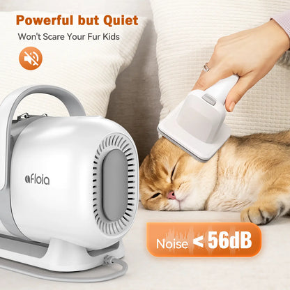【Limitedtimeflashsale】Afloia Dog Grooming Kit, Pet Grooming Vacuum & Dog Clippers & Dog Brush for Shedding with Vacuum Grooming Tools, Petlovers Low Noise Dog Vacuum Hair Remover Pet Grooming Supplies Paw Trimmer Summervibes