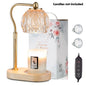 Candeldo Candle Warmer Lamp, Lily of the Valley Flower Lamp, Height Adjustable with Timer, 2 Bulbs Included, Flameless Fragrance Lamp for Home Bedroom Decor, Ideal Gift for Mom Birthday