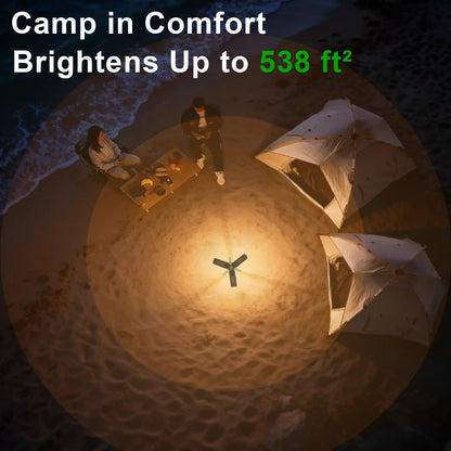 Culiding 15000Mah Rechargeable Telescopic Camping Light, Portable Flashlight & Lantern with Reinforced Tripod Base, Height Adjustable Dimmable Tent Light, Power Bank for Outdoor BBQ, Hiking, Job Site Outdoorfun