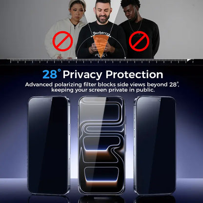 New MAGIC JOHN Premium Upgraded Privacy Screen Protector Dustproof Bubble-Free Design Ultra-Clear for Iphone & Samsung Summervibes