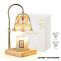 Candeldo Candle Warmer Lamp, Lily of the Valley Flower Lamp, Height Adjustable with Timer, 2 Bulbs Included, Flameless Fragrance Lamp for Home Bedroom Decor, Ideal Gift for Mom Birthday