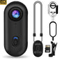 128G 4K Body Camera, Thumb Size Cam,Wearable Camera with 360°Rotatable Clip & Magnetic Clip,120 Minutes for Recording,Take for Lecture, Traveling,Pet Walking,Outdoors Activities