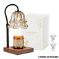Candeldo Candle Warmer Lamp, Lily of the Valley Flower Lamp, Height Adjustable with Timer, 2 Bulbs Included, Flameless Fragrance Lamp for Home Bedroom Decor, Ideal Gift for Mom Birthday