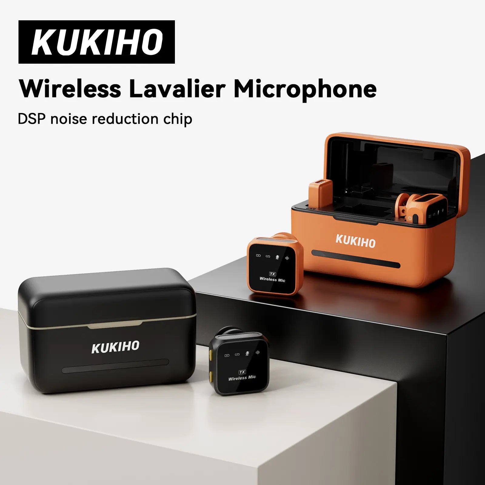 Mother'S Day Sale！Kukiho Wireless Lavalier Microphone for Iphone Ipad Android with Charging Case Audio Smartphone Audio Smartphone