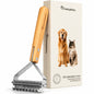Freshly Bailey - Dematting and Deshedding Brush Tool Comb for Dogs and Cats - Shedding Comb and Mat Remover