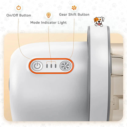 【Limitedtimeflashsale】Afloia Dog Grooming Kit, Pet Grooming Vacuum & Dog Clippers & Dog Brush for Shedding with Vacuum Grooming Tools, Petlovers Low Noise Dog Vacuum Hair Remover Pet Grooming Supplies Paw Trimmer Summervibes