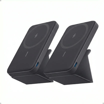 #Summervibes Anker Magnetic Power Bank, Built-In Foldable Stand, USB-C Port on the Side, 5,000Mah Capacity, Perfectly Compatible with Iphone 17/16/15/14/13 Series Summervibes