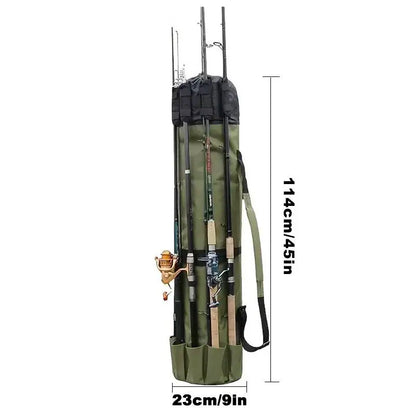 Multi-Function Fishing Pole Bag, Portable Fishing Tool Organizing Bag, Outdoor Sport Fishing Accessory #GLOBAL PICKS