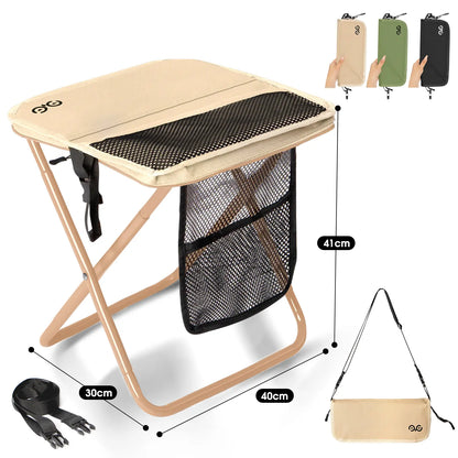 【Summervibes】Camdoor Camping Chairs, Folding Chair, 1.5 Lbs Ultra Light, Max Load Capacity 400Lbs, Portable Outdoor Folding Chair with Pocket, for Queuing, Fishing, Hiking Tours, Outdoor Activities Camping Accessories, Camping Supplies Tiktokshopsp