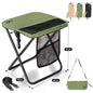【Summervibes】Camdoor Camping Chairs, Folding Chair, 1.5 Lbs Ultra Light, Max Load Capacity 400Lbs, Portable Outdoor Folding Chair with Pocket, for Queuing, Fishing, Hiking Tours, Outdoor Activities Camping Accessories, Camping Supplies Tiktokshopsp