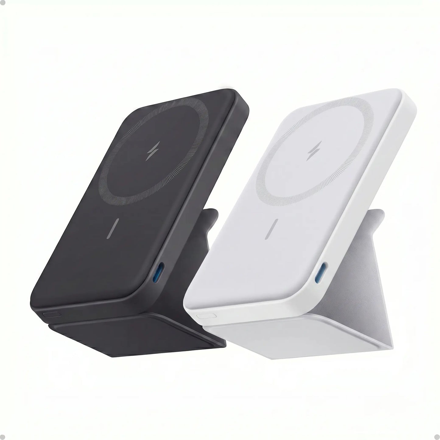 #Summervibes Anker Magnetic Power Bank, Built-In Foldable Stand, USB-C Port on the Side, 5,000Mah Capacity, Perfectly Compatible with Iphone 17/16/15/14/13 Series Summervibes