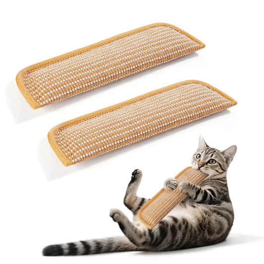 Potaroma 2 Pack Cat Sisal Kicker Toys, Interactive Indoor Cat Chew Toys, Soft Scratching Kicker Pillows for Boredom & Dental Care