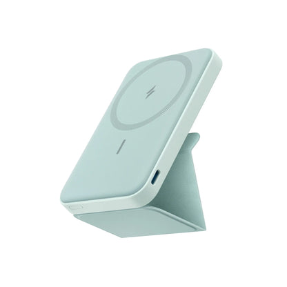#Summervibes Anker Magnetic Power Bank, Built-In Foldable Stand, USB-C Port on the Side, 5,000Mah Capacity, Perfectly Compatible with Iphone 17/16/15/14/13 Series Summervibes
