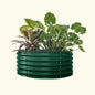 Vego Garden 17" Tall 42" Wide round Metal Raised Garden Bed Kit Heavy Duty Planter Pot for Small Veggie Patches Outdoor Planters