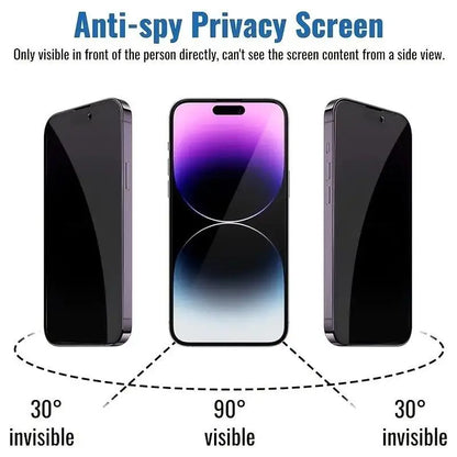 Anti-Spy Privacy Protective Phone Screen Protector Installation, Tempered Screen Film Compatible with Iphone 17 16 15 14 13 12 11 Pro Max plus Air, Mobile Phone Accessories