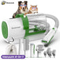 【Geoorood】 Geoorood Dog Grooming All-In-One Kit with Vacuum Brush 2.5L Large Pog, Stainless Steel Blades Lightweight Design 13Kpa Suction Force Portable Cleaning Set #Summervibes #Petlovers