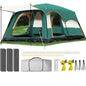 【Camping Essentials】2026 Extra Large 10-12 Person Family Tent Waterproof Instant Setup Oxford Polyester Lightweight Canopy with Mesh Windows & Double Doors - Camping Accessories for Outdoor Hiking Picnic Spacious Easy Pop up Glamping Gear Gifts