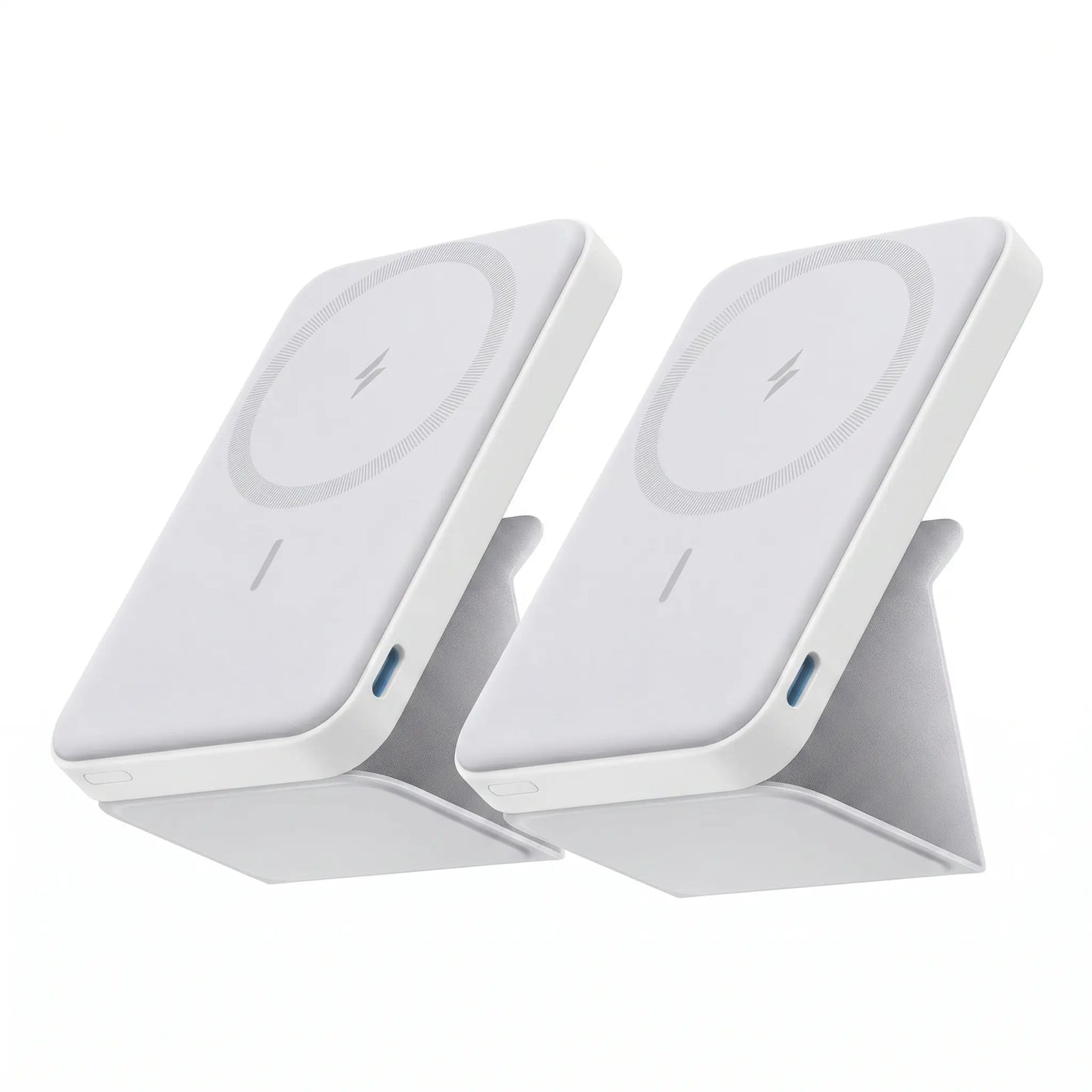 #Summervibes Anker Magnetic Power Bank, Built-In Foldable Stand, USB-C Port on the Side, 5,000Mah Capacity, Perfectly Compatible with Iphone 17/16/15/14/13 Series Summervibes