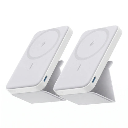 #Summervibes Anker Magnetic Power Bank, Built-In Foldable Stand, USB-C Port on the Side, 5,000Mah Capacity, Perfectly Compatible with Iphone 17/16/15/14/13 Series Summervibes