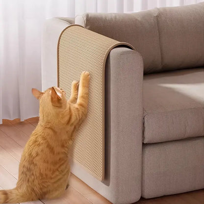 Wall Sisal Cat Scratcher Mat, Indoor Cat Scratching Pad for Furniture & Wall Protection, Durable Pet Scratcher for Cats Kittens