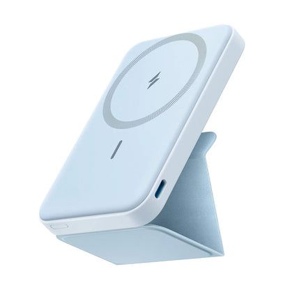 #Summervibes Anker Magnetic Power Bank, Built-In Foldable Stand, USB-C Port on the Side, 5,000Mah Capacity, Perfectly Compatible with Iphone 17/16/15/14/13 Series Summervibes