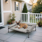 #Summervibes #Petlovers Veehoo Orthopedic Elevated Pet Bed – Joint Support & Anxiety Relief Calming Dog Couch with Soft Bolster Cushion | Healthy Deep Sleep, Breathable Mesh & Washable Cover
