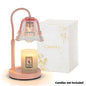 Candeldo Candle Warmer Lamp, Lily of the Valley Flower Lamp, Height Adjustable with Timer, 2 Bulbs Included, Flameless Fragrance Lamp for Home Bedroom Decor, Ideal Gift for Mom Birthday