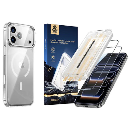 New MAGIC JOHN Premium Upgraded Privacy Screen Protector Dustproof Bubble-Free Design Ultra-Clear for Iphone & Samsung Summervibes