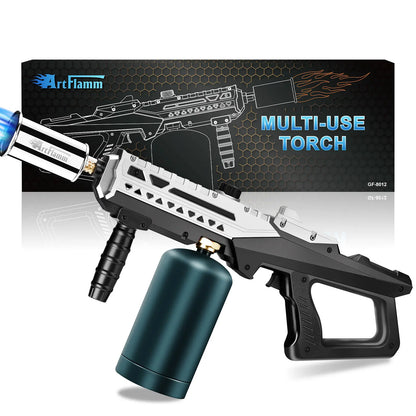 ARTFLAMM Powerful Propane Torch Gun, Multi-Use Torch with Adjustable Flame, Blow Torch for Campfire, Fire Pit Starter, Fun Gift (Propane Tank Not Included)