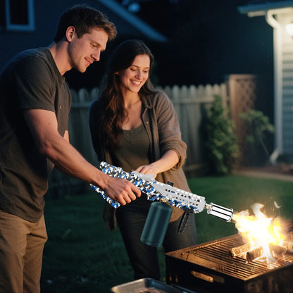 ARTFLAMM Powerful Propane Torch Gun, Multi-Use Torch with Adjustable Flame, Blow Torch for Campfire, Fire Pit Starter, Fun Gift (Propane Tank Not Included)
