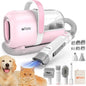 【Limitedtimeflashsale】Afloia Dog Grooming Kit, Pet Grooming Vacuum & Dog Clippers & Dog Brush for Shedding with Vacuum Grooming Tools, Petlovers Low Noise Dog Vacuum Hair Remover Pet Grooming Supplies Paw Trimmer Summervibes