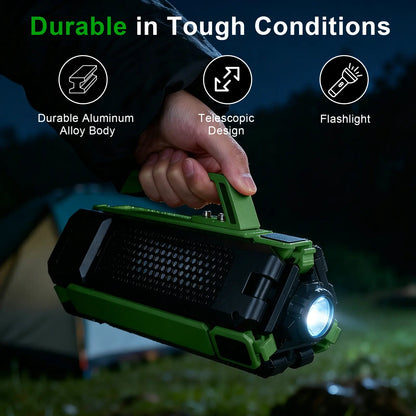Culiding 15000Mah Rechargeable Telescopic Camping Light, Portable Flashlight & Lantern with Reinforced Tripod Base, Height Adjustable Dimmable Tent Light, Power Bank for Outdoor BBQ, Hiking, Job Site Outdoorfun