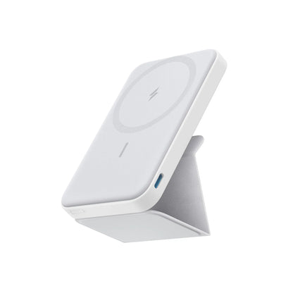 #Summervibes Anker Magnetic Power Bank, Built-In Foldable Stand, USB-C Port on the Side, 5,000Mah Capacity, Perfectly Compatible with Iphone 17/16/15/14/13 Series Summervibes
