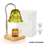 Candeldo Candle Warmer Lamp, Lily of the Valley Flower Lamp, Height Adjustable with Timer, 2 Bulbs Included, Flameless Fragrance Lamp for Home Bedroom Decor, Ideal Gift for Mom Birthday
