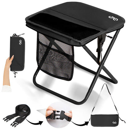 【Summervibes】Camdoor Camping Chairs, Folding Chair, 1.5 Lbs Ultra Light, Max Load Capacity 400Lbs, Portable Outdoor Folding Chair with Pocket, for Queuing, Fishing, Hiking Tours, Outdoor Activities Camping Accessories, Camping Supplies Tiktokshopsp